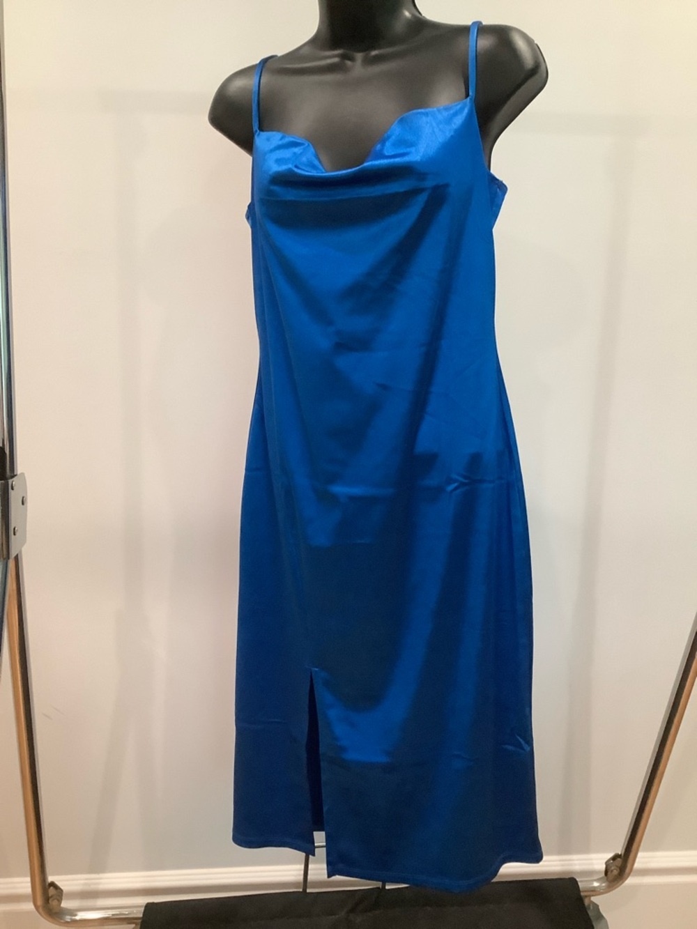 Liz & Sara blue slip dress, size Medium